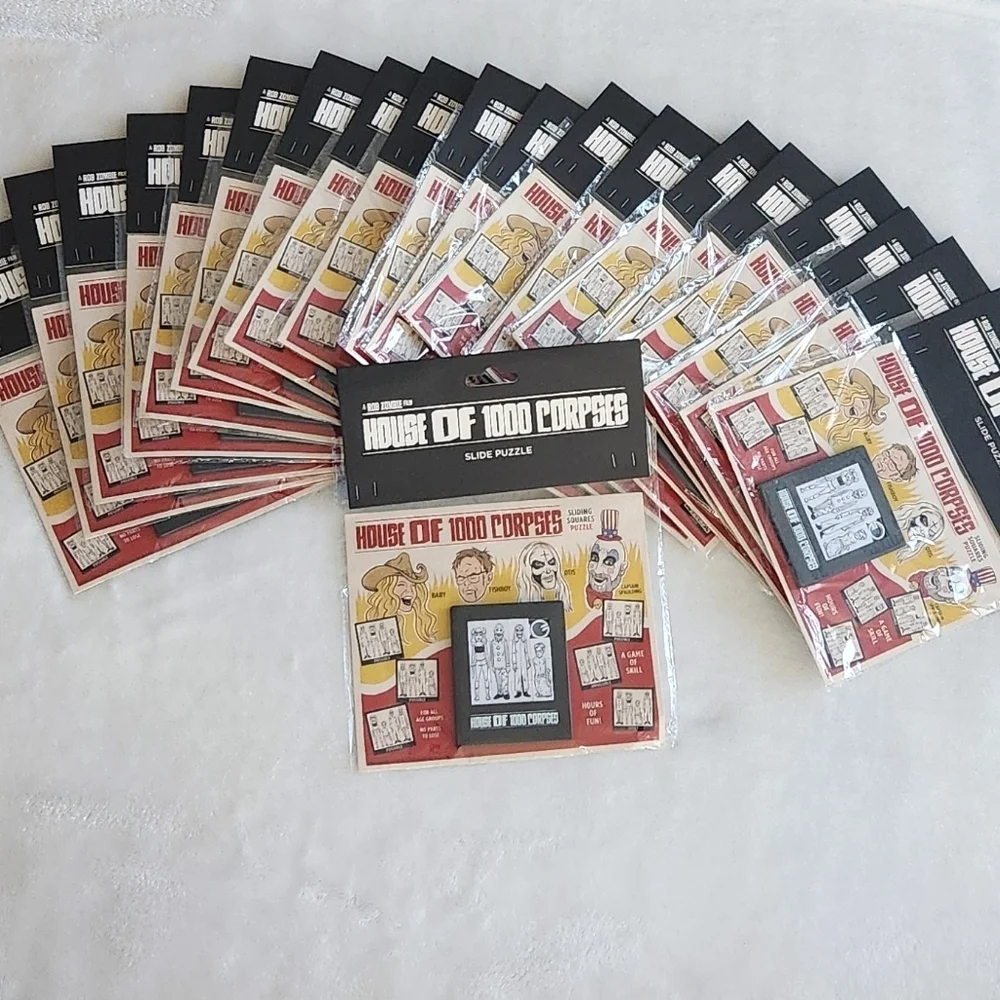 🧩House of 1000 Corpses Slide Puzzle Lot – 20 Pieces – NWT – Rob Zombie Collect